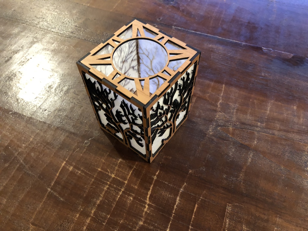 Laser Cut Wooden Candle Holder SVG File