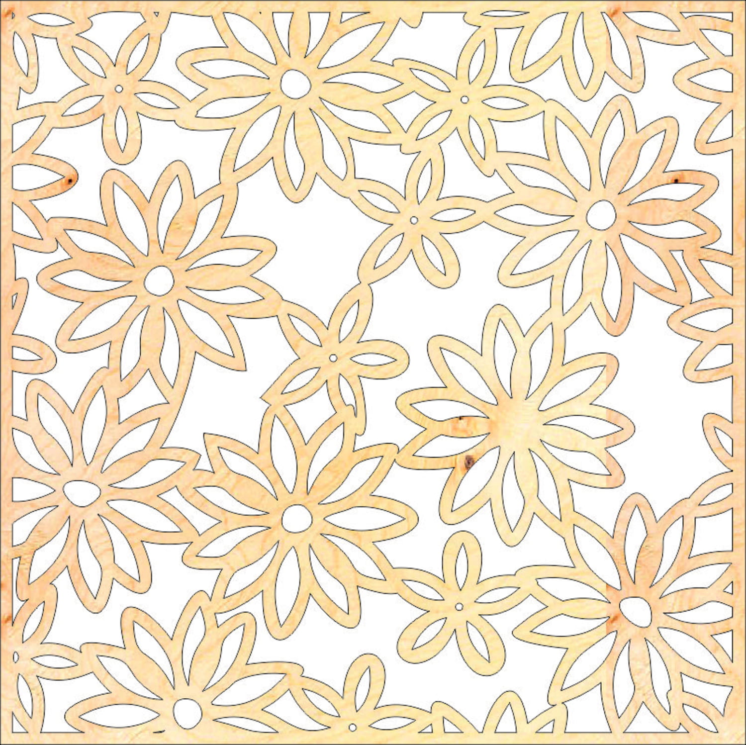 Laser Cut Floral Jali Design Pattern Free Vector cdr Download - 3axis.co