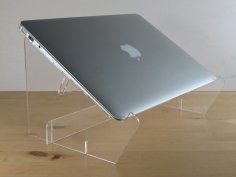 Laser Cut Laptop Stand For Macbook Air 3mm Acrylic SVG File