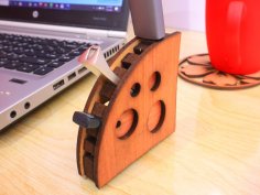 Laser Cut USB  Flash Drive Stand 4mm Free Vector