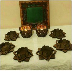 Laser Cut Haft Seen Traditional Table Of Nowruz Free Vector