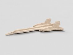 Laserowo wycinany samolot 3D Puzzle Lockheed SR-71 Drewniany model 6mm
