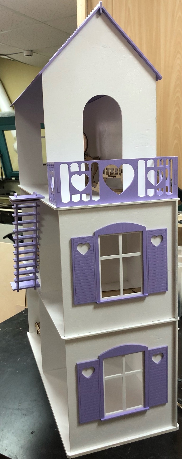 Laser Cut Dollhouse Kit For Beginners DXF File