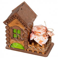 Laser Cut Tea House Tea Holder Box Tea Bag Dispense PDF File