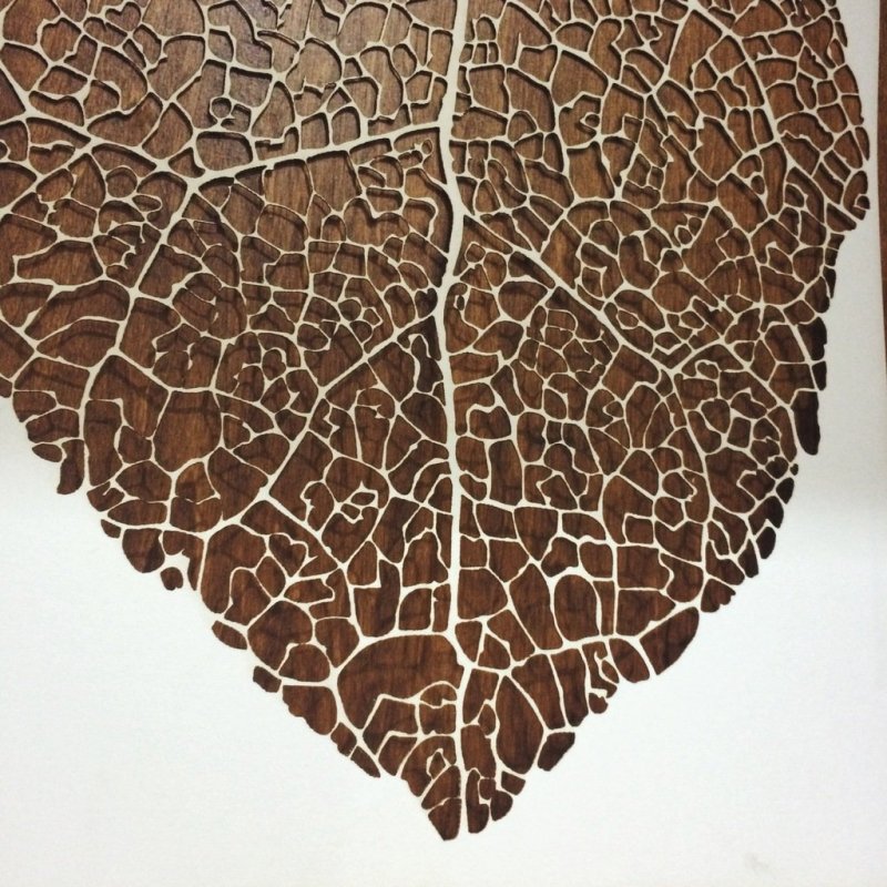 Laser Cut Aspen Leaf