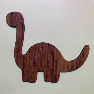 Laser Cut Dinosaur Wood Cutout Shape Free Vector