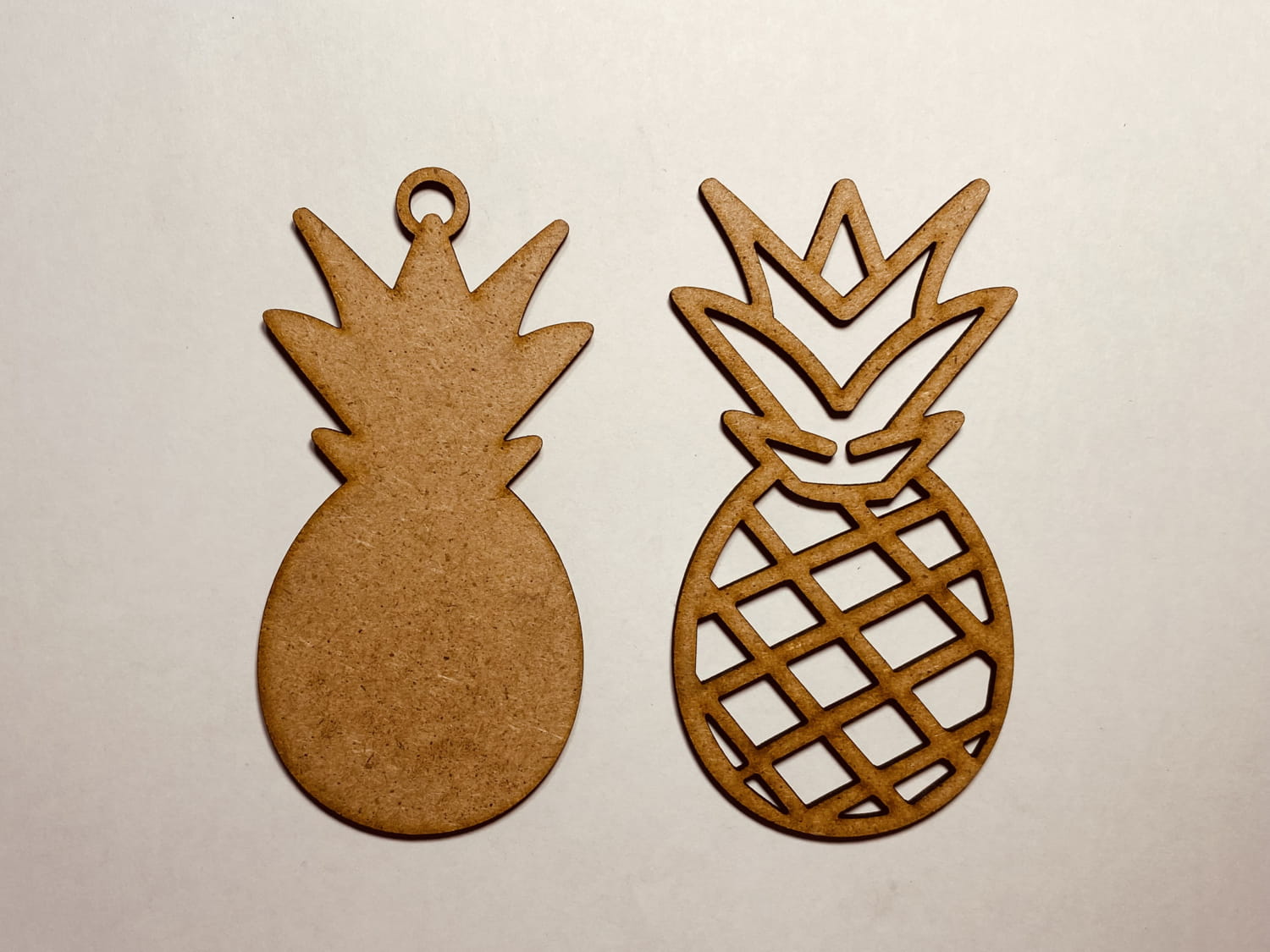 Laser Cut Pineapple Layered Shape for Crafts Door Hanger Free Vector