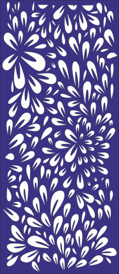 Decor Floral Pattern Vector Free Vector