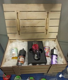 Lasergeschnittene Army Crate Box Militärische Geschenkbox