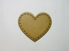 Laser Cut Wood Heart Craft Shape Cutout Free Vector