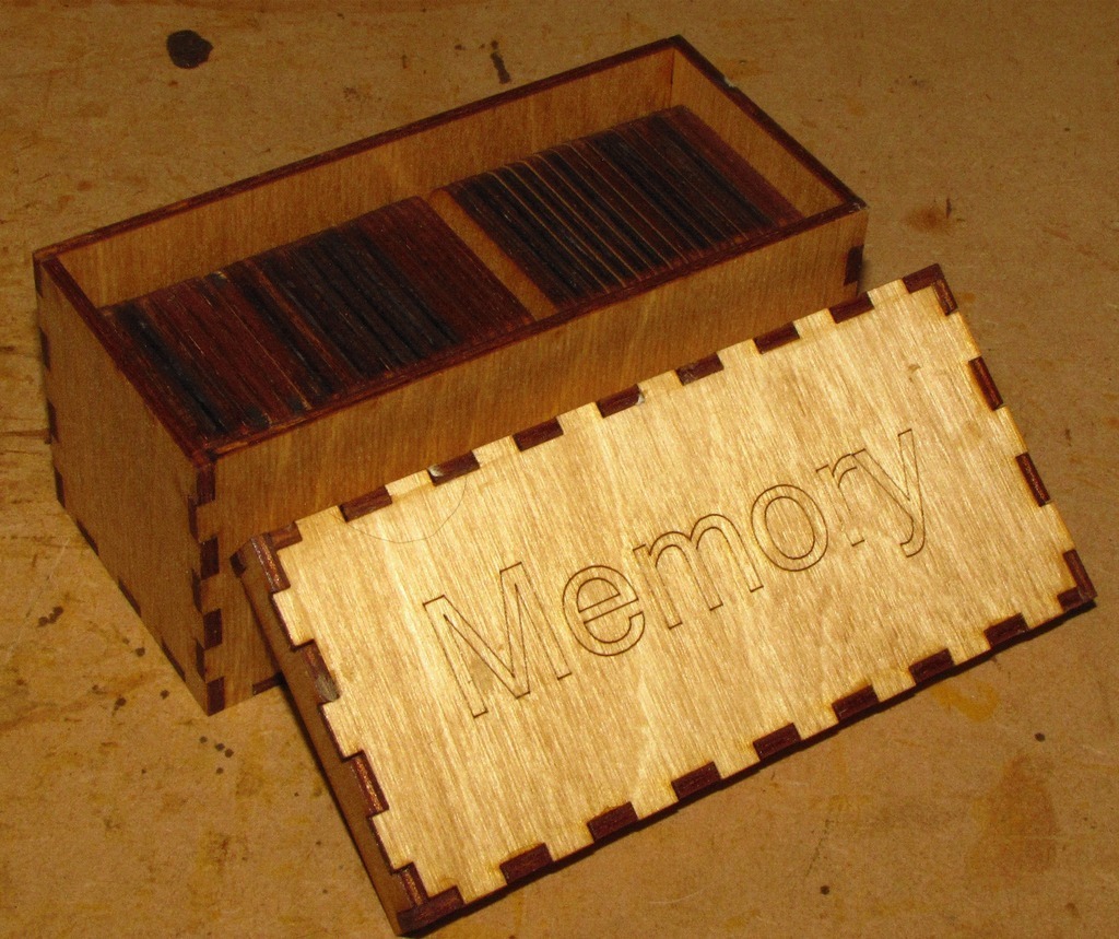 Laser Cut Memory Concentration Game For Kids Free Vector