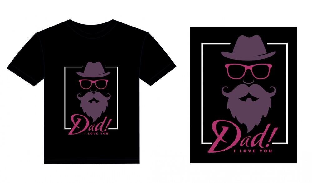 T- Shirt Dad Love Design