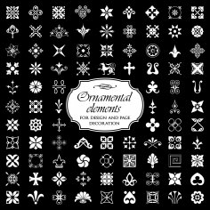 Ornamental Elements Free Vector