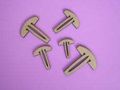 Laser Cut Honeycomb Pin Set Crumb Tray Pins Different Sizes for Glowforge Free Vector
