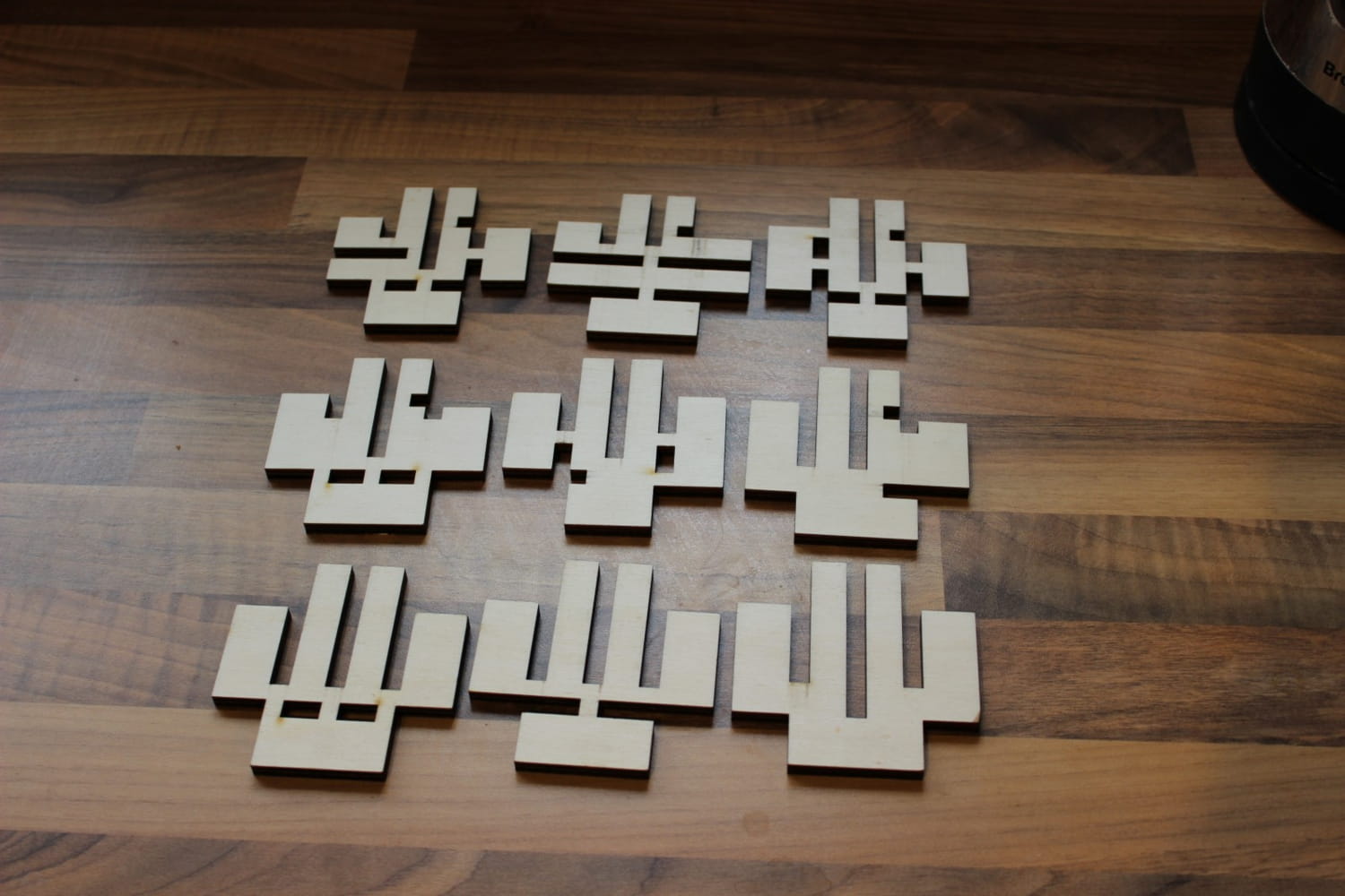 Laser Cut Burr Tubular Box Puzzle SVG File