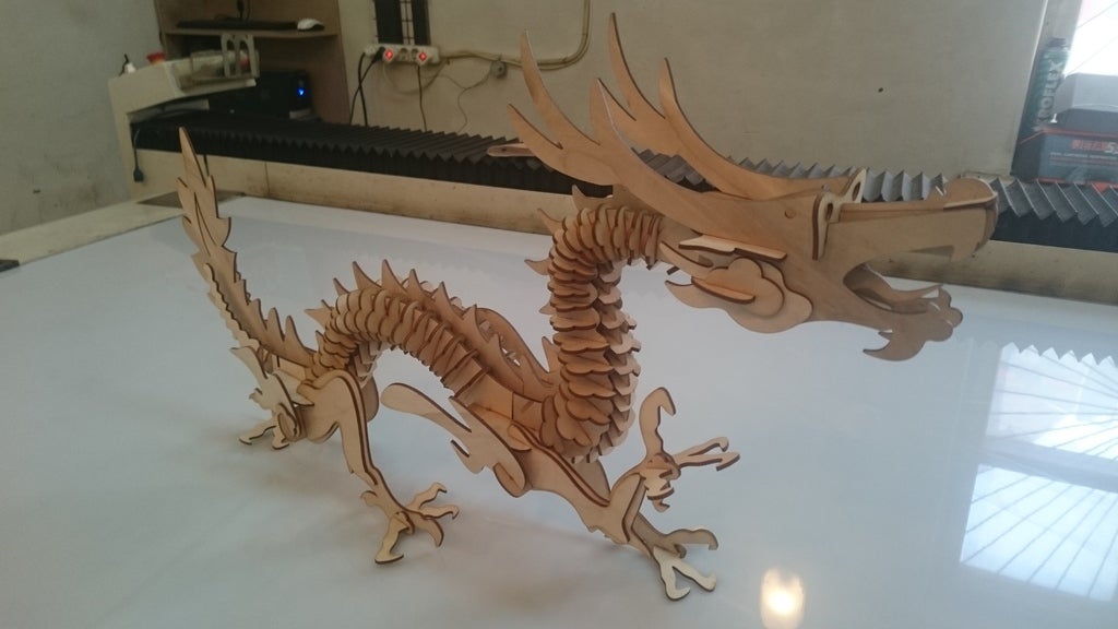 Download Laser Cut Chinese Dragon Free Vector Cdr Download 3axis Co