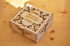 Laser Cut Decor Box Free Vector