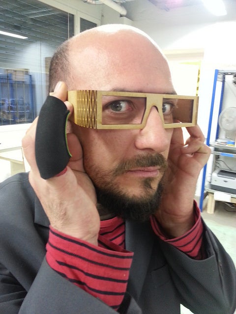 Lasergeschnittene gebogene Gläser