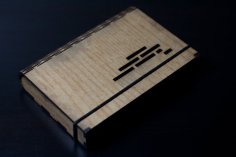 Лазерная резка Flex Box Деревянная коробка с живой петлей