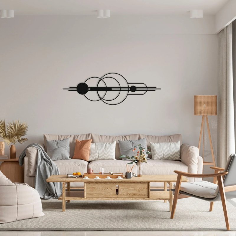 Laser Cut Abstract Geometric Wall Art