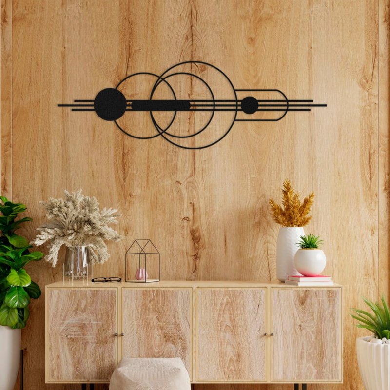 Laser Cut Abstract Geometric Wall Art