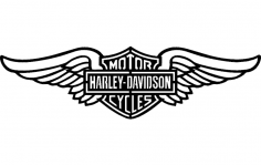 Harley Wings dxf dosyası