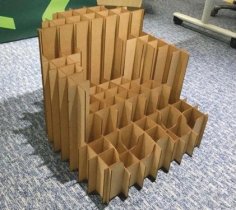 Laser Cut Cardboard Chair