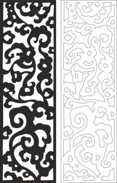 Floral seamless pattern dxf File