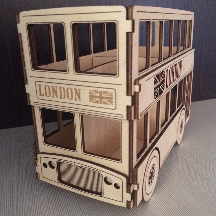 Лондонский автобус 3D Пазл