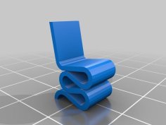 Wiggle Side Chair 3D Printer Model