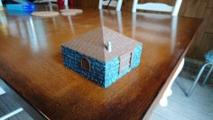 Leomund’s Secure Shelter / Stone Cottage 28mm Scale 3D Printer Model