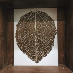 Laser Cut Aspen Leaf