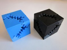 Screwless Cube Gears 3D Printer Model