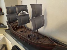 D&D Galleon 3D Printer Model