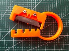 Tube Cutter Hand Tool Trapezoid Blade 3D Printer Model