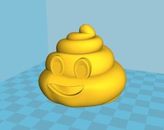 WhatsApp Poop Emoticon 3D Printer Model