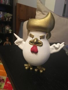 Chicken Trump 3D Printer Model