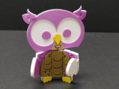 Flexi Articulated Owl 3D Printer Model