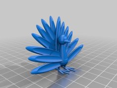 Peacock 3D Printer Model