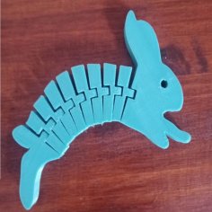 Flexi Hopping Rabbit 3D Printer Model