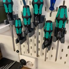 SKADIS WERA SCREWDRIVER MOUNTS 3D Printer Model