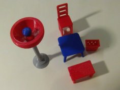 Miniature Furniture Take 2 3D Printer Model