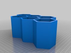 Hexagonal Honeycomb Organizer 3D Printer Model