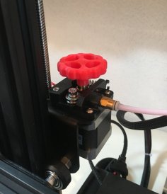 Creality Ender 3 / Ender 3 Pro / Ender 5 / Cr-10 Extruder Knob 3D Printer Model