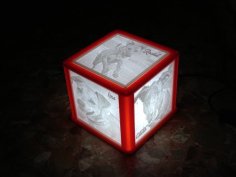 Lithophane Lamp Structure 3D Printer Model