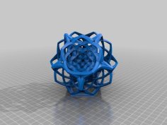 Woven Dodecahedron 3D Printer Model