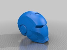 Iron Man Helmet (one Piece) 3D Printer Model