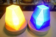 Fractal Led Lamp 3D Printer Model