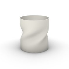 Vase / Penholder Twisted Minimalistic 3D Printer Model