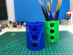 Pen / Paintbrush Organizer 3D Printer Model